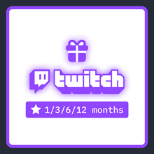 🎁 TWITCH | GIFT SUBSCRIPTION 1/3/6/12 MONTHS 🎁
