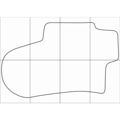 HYUNDAI COUPE 2005-2008 Лекала автоковриков