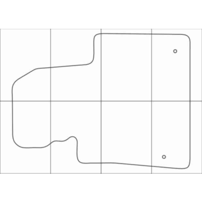 HYUNDAI GRAND SANTA FE 2013-18 3row Лекала автоковриков