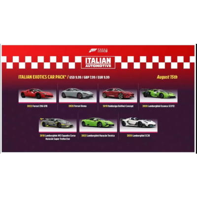 Forza Horizon 5 Italian Exotics Car Pack XBOX WIN КЛЮЧ