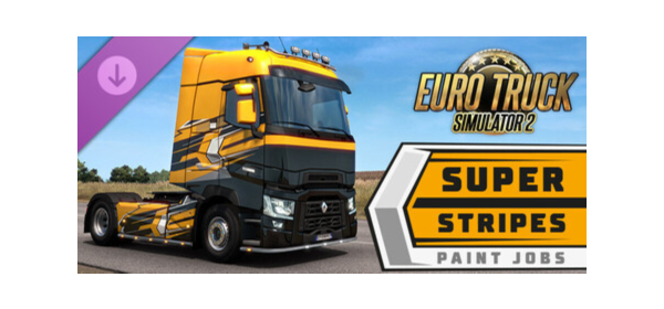 Euro Truck Simulator 2 - Super Stripes Paint Jobs Pack