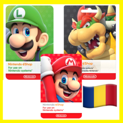 ⭐️ВСЕ КАРТЫ⭐🇷🇴Nintendo Gift Card 15-150 EUR (Румыния)
