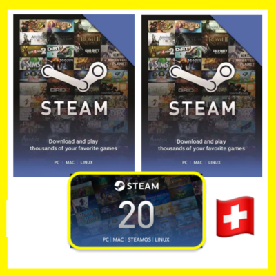 СТИМ КАРТЫ 🇨🇭 CHF STEAM Switzerland КОД ПОПОЛНЕНИЯ | ПОПОЛНИТЬ СТИМ Швейцария CH