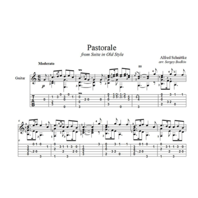 Пастораль (Альфред Шнитке) для гитары