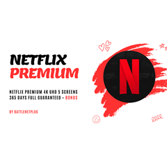 Netflix Премиум 4K 365 дней 5 экранов PayPal + бонус