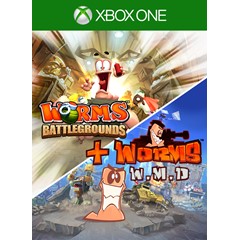 ❗WORMS BATTLEGROUNDS + WORMS W.M.D❗XBOX ONE/X|S🔑КЛЮЧ