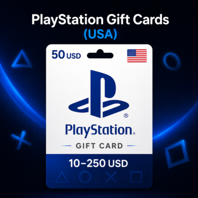 PlayStation Gift Cards USA (USD) 10–250$ | Коды пополнения PSN