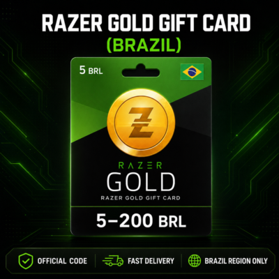 Razer Gold Gift Card (Бразилия) 5–200 BRL | Код пополнения