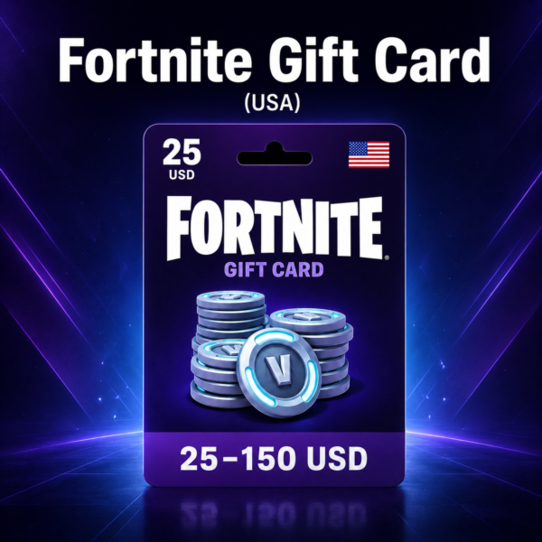 Fortnite Gift Card (США) 25–150 USD | Код пополнения
