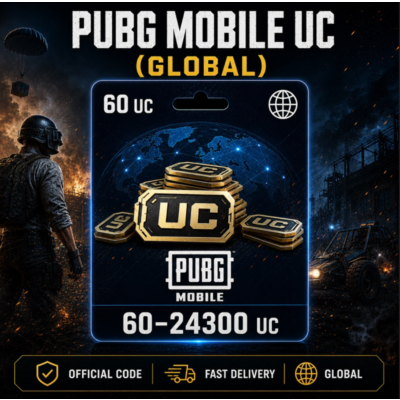 PUBG Mobile UC (Global) 60–24300 UC | Код пополнения