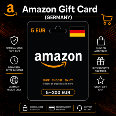 Amazon Gift Card (Германия) 5–200 EUR | Код пополнения Amazon