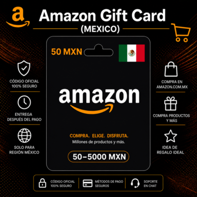 Amazon Gift Card (Мексика) 50–5000 MXN | Код пополнения Amazon