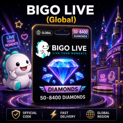 Bigo Live | 50–8400 Алмазов | Код пополнения (Все регионы)