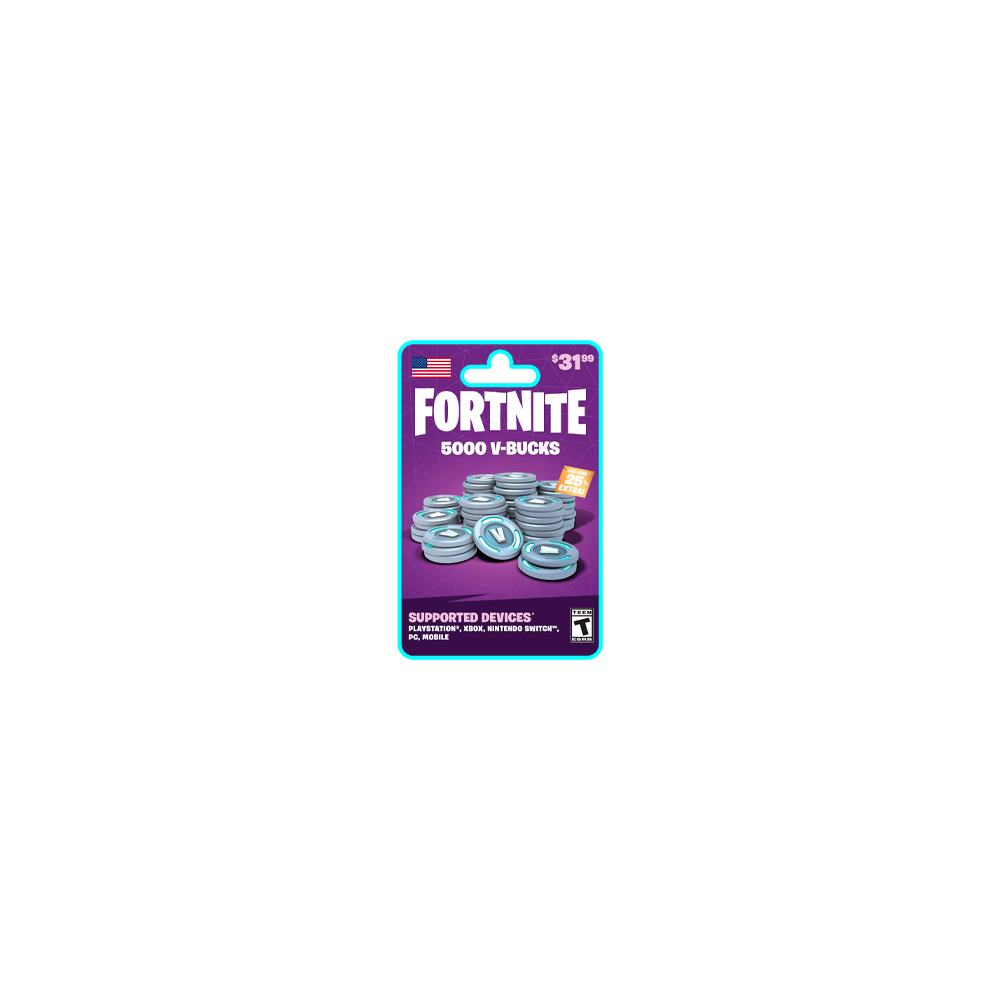 Купить ключ (код) 🌴 Fortnite V-Bucks Коды 1000/2800/5000/13500 USA ...