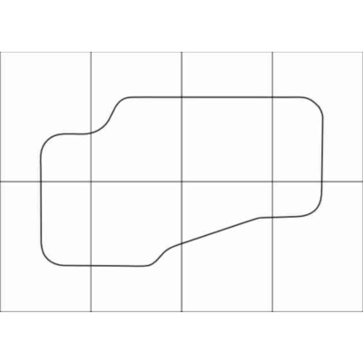 JEEP GRAND CHEROKEE 1999-2004 Лекала автоковриков