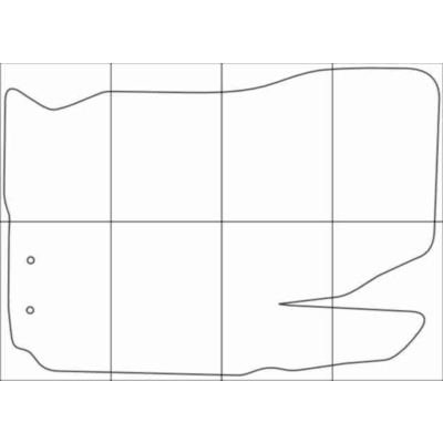 KIA CEED 2010-2012 restyling. Лекала автоковриков