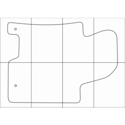 KIA CEED 2012-16 Лекала автоковриков векторные