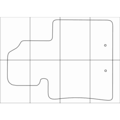 KIA SORENTO 2012-2015 Лекала автоковриков векторные