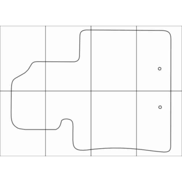 KIA SORENTO 2012-2015 Лекала автоковриков векторные