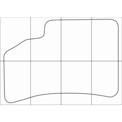 KIA СERATO 2004-2009 Лекала автоковриков векторные