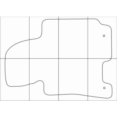 KIA СERATO 2013-16 Лекала автоковриков векторные