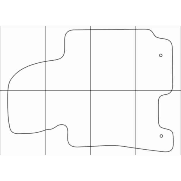 KIA СERATO 2013-16 Лекала автоковриков векторные
