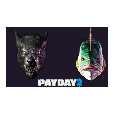 PAYDAY 2 Lycanwulf and The One Below Masks STEAM GLOBAL