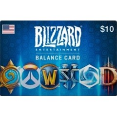 🔑 10$ USA Подарочная карта Blizzard