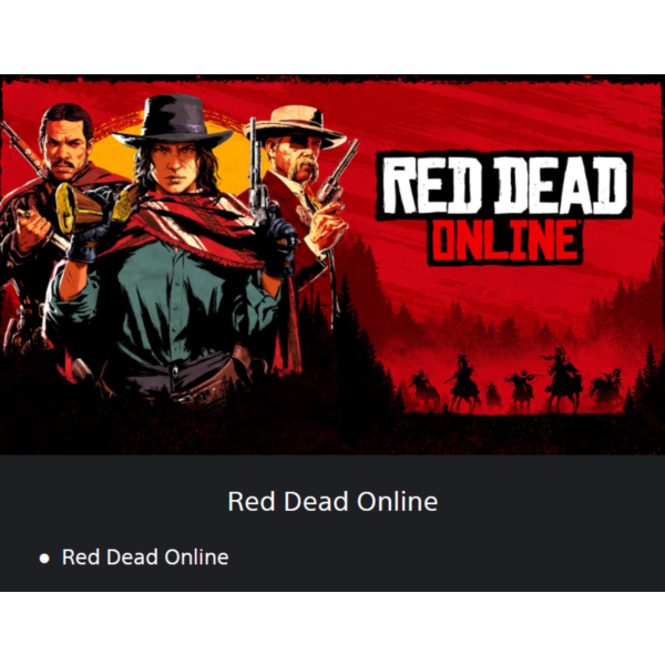 Red Dead Online PS4 / PS5 ТУРЦИЯ