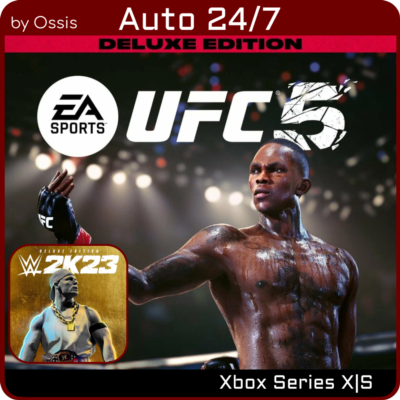 24/7 XBOX UFC 5 Deluxe, WWE 2K23 for Xbox Series X|S