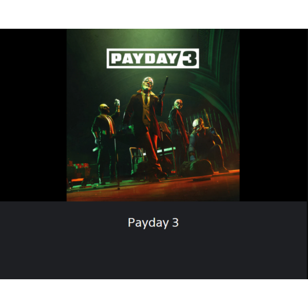 PAYDAY 3 PS5 ТУРЦИЯ