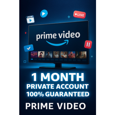 🎉ПРАЙМ ВИДЕО 1Месяц 🔝ЧАСТНЫЙ АККАУНТ 💯ПРЕДОСТАВЛЕНО✨