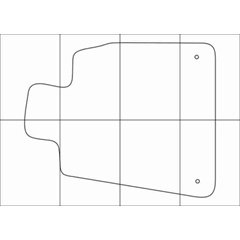 LEXUS GS 300-430 2005-2011 Лекала автоковриков