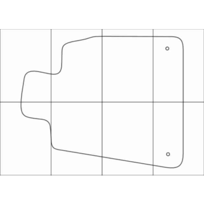 LEXUS GS 300-430 2005-2011 Лекала автоковриков