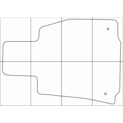 LEXUS LS 460 2006-- Лекала автоковриков