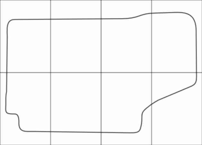 LIFAN BREEZ 2008-- Лекала автоковриков
