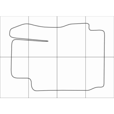 MAZDA 2 2009-- Лекала автоковриков вектор