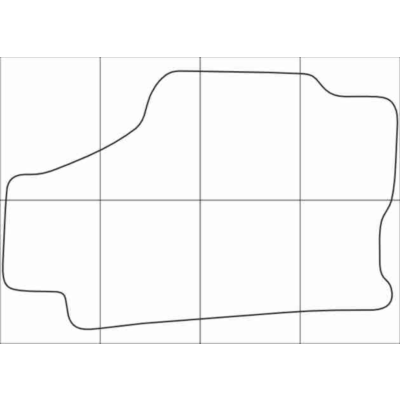MAZDA 626 GF 1997-2002 Лекала автоковриков вектор