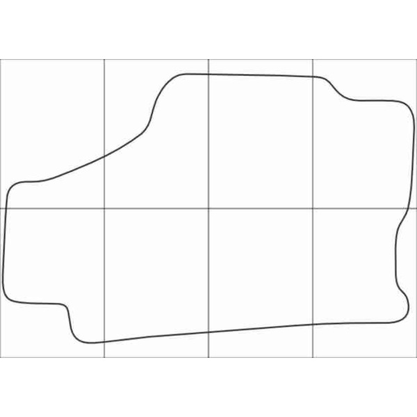 MAZDA 626 GF 1997-2002 Лекала автоковриков вектор