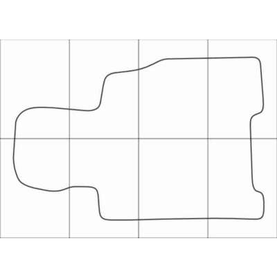 MAZDA XEDOS 9 1994-2000 Лекала автоковриков вектор
