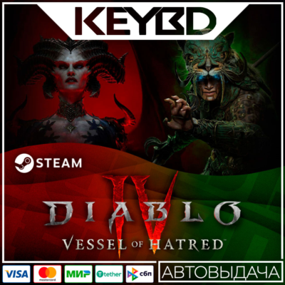 Diablo IV + Vessel of Hatred · STEAM RU БЕЗ СМЕНЫ РЕГ