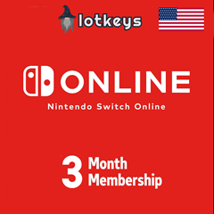 Авто 🇺🇸 Nintendo Switch Online 3 месяца (США) 🇺🇸