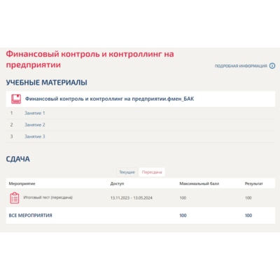 Финансовый контроль и контроллинг на предприятии ответы
