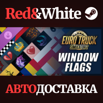 Euro Truck Simulator 2 - Window Flags DLC * STEAM RU🔥