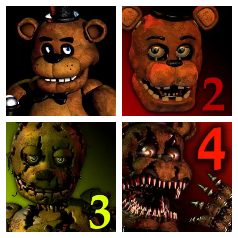 Five Nights at Freddy's 1/2/3/4