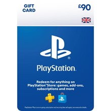 🎁 PSN UK top-up card for 90 GBP (UK) 🔥
