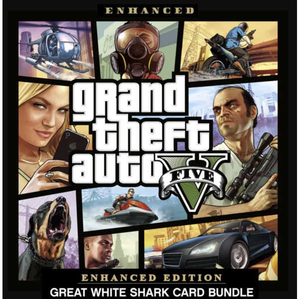 Grand Theft Auto V Enhanced & Great White Shark Card (Steam Gift Казахстан UA TR ARG