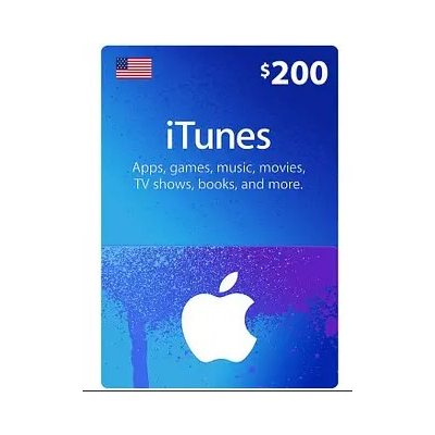 🟢ITunes Gift Card 200 USD (USA)🔑