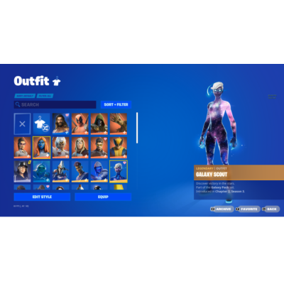 FORTNITE🎮 48+ СКИНОВ АККАУНТ |OG GALAXY SCOUT| + ПОЧТА
