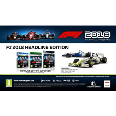 F1 2018 HEADLINE EDITION (ИГРА + ДЛС)  ГЛОБАЛЬНЫЙ STEAM KEY + РФ